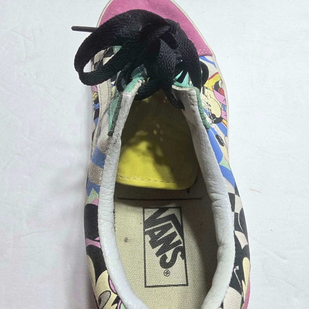 Vans Old Skool Disney 90s Mickey Mouse Multi Color Sneakers Womens 10 Mens 8.5 - Picture 10 of 12